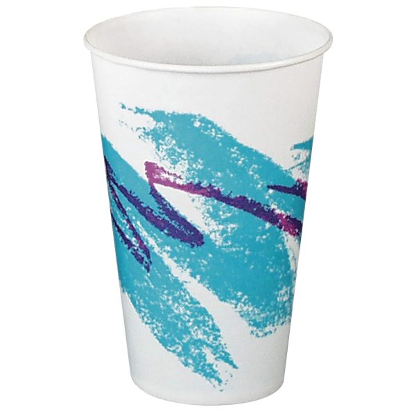 Dart Solo RP12NP-00055 Jazz 12 oz. Poly Paper Cold Cup - 100/Pack