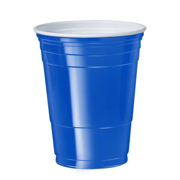 Dart P16B 16 oz. Blue Plastic Cup - 1000/Case