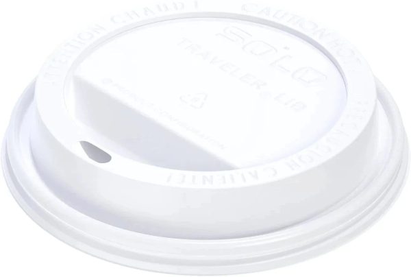 Dart Solo TLP20 20 oz. White Plastic Travel Lid - 1000/Case