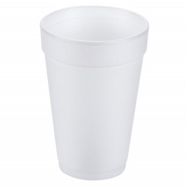 Dart 12J12 12 oz. Small White J Style Foam Cup | 1000/Case