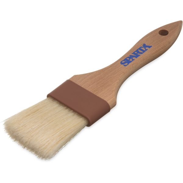 Carlisle Sparta Wide Flat Brush with Boar Bristles, 2" | 1/Each