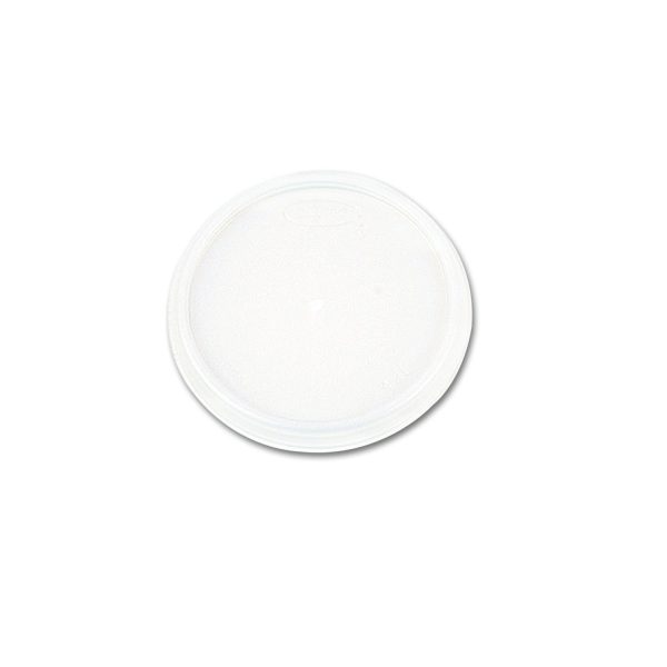 Dart 32JL Round, Vented Translucent Plastic Cup Lids | 500/Case