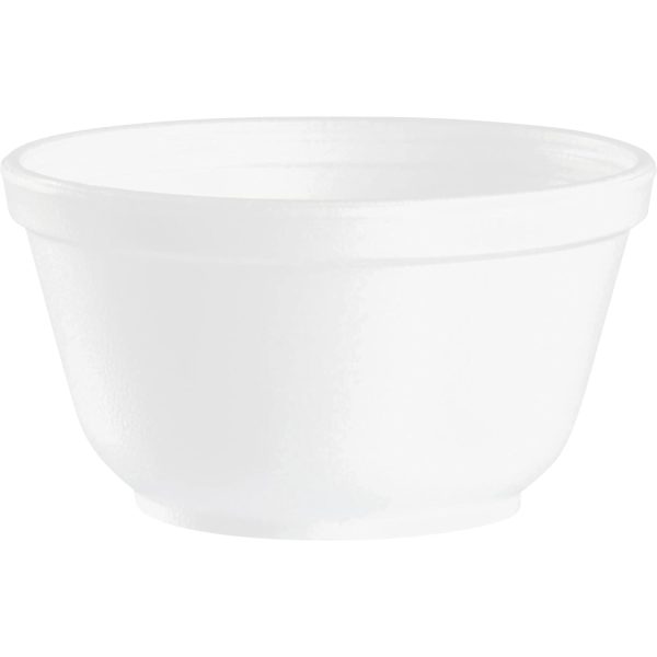 Dart Insulated White Foam Bowl, 10 oz. | 1000/Case