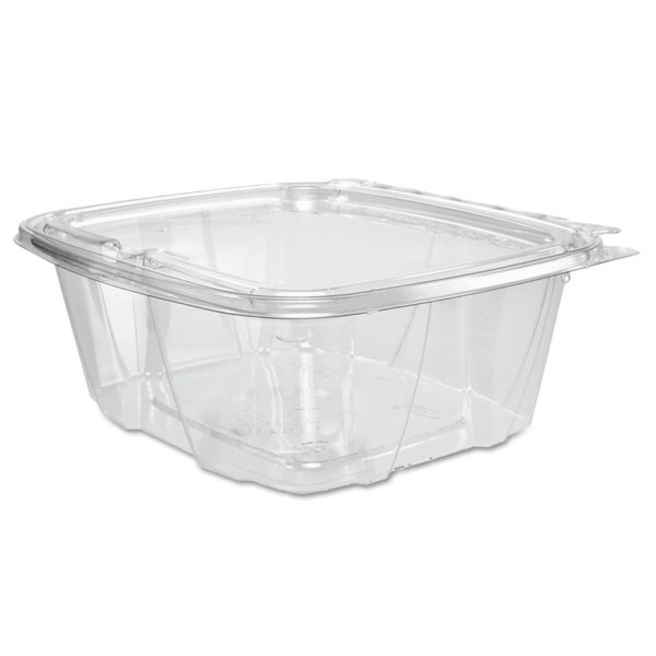 Dart CH32DEF 32 oz. ClearPac PET Tamper Resistant Rectangle Food Container | 200/Case