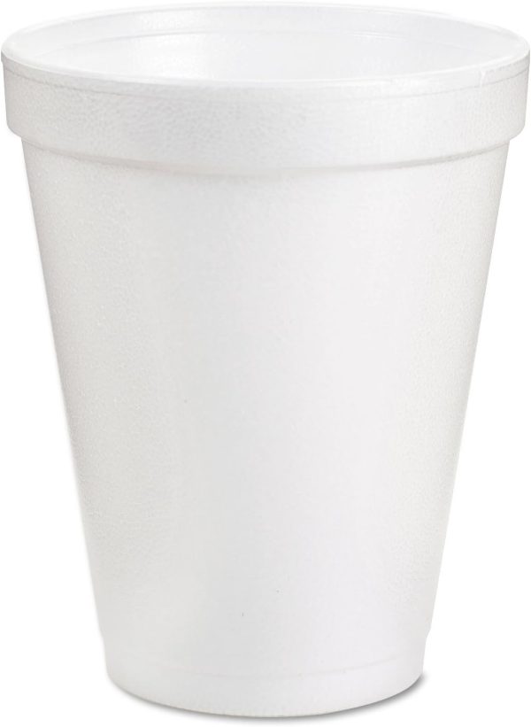 Dart 8KY8 8 oz. Small White Foam Cup | 1000/Case