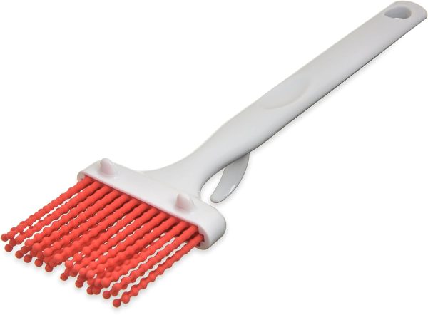 Carlisle Sparta Silicone Bristle Basting Brush/Pastry Brush Red, 3 inch | Sold Individually