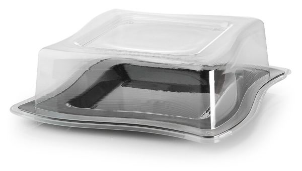 Fineline Wavetrends 109-L 9 1/2 Clear Dome Lid - 120/Case