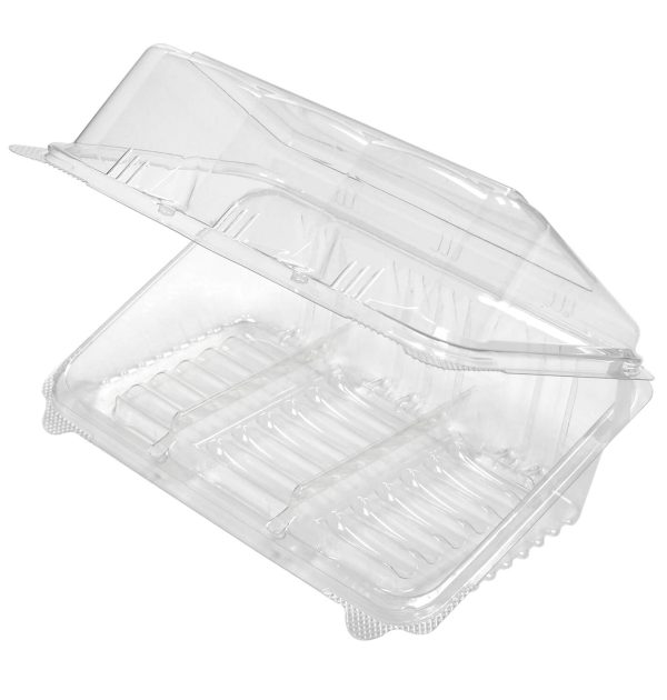 Pactiv PWP PET Food Container Clear, 11.52" Length x 7.29" Width x 3.76" Depth - 90/Case