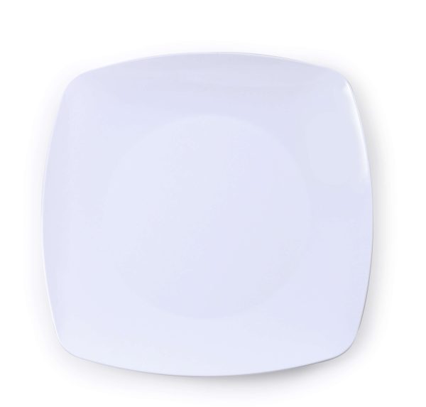 Fineline Renaissance 1510-WH 10" White Plastic Plate - 10/Pack