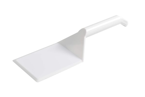 Fineline 3313-WH Platter Pleasers 10" White Disposable Spatula - 48/Case