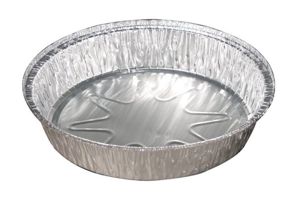 Pactiv Aluminum Round Disposable Container Pan Silver, 37 oz. - 250/Case