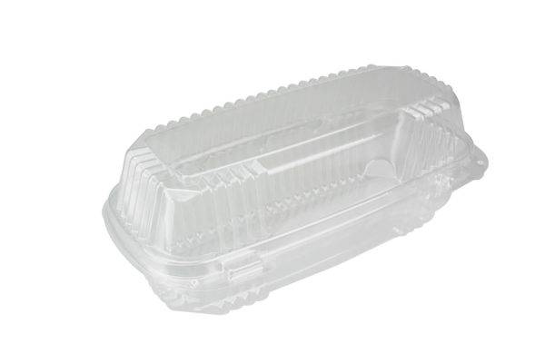 Pactiv Clearview Smartlock OPS Plastic Small Food Container Clear, 23 oz. - 250/Case