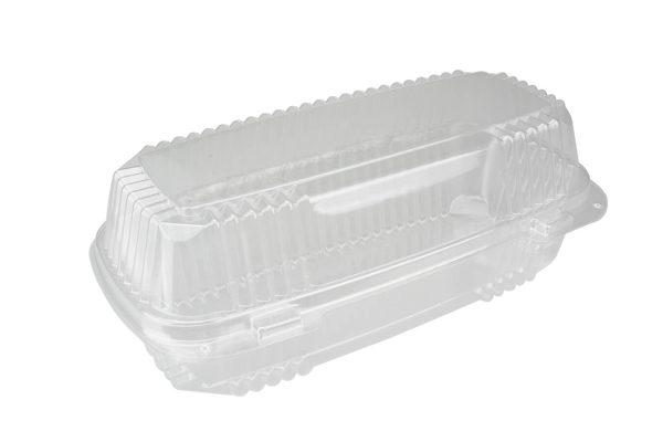 Pactiv Clearview Smartlock OPS Plastic Food Container Clear, 27 oz. - 250/Case