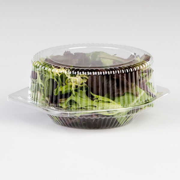 Detroit Forming Circular High Dome Hinge Food Pie Container, 6” | 350/Case