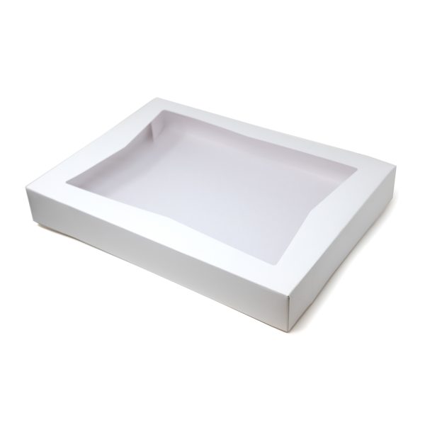 Southern Champion Auto Window 1-Piece SBSP Dozen Bakery Donut Box, 16" x 12" x 2.25" | 100/Case
