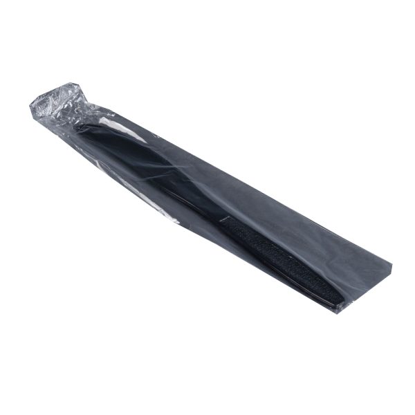 MarketPRO Heavy Weight Wrapped Cutlery Knife Black, Plastic | 1000/Case
