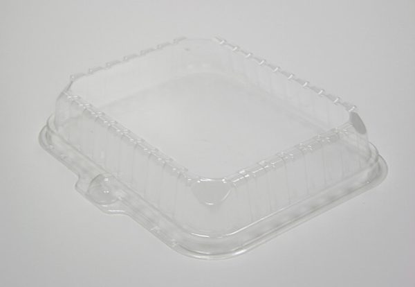 Pactiv Clearview TrayMates Shallow Rectangle Tray Lid For 4S Foam Tray, Clear - 252/Case