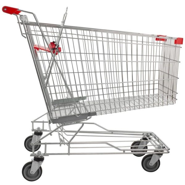 Supermarket Shopping Cart, 8.5 Cu. Ft. Capacity