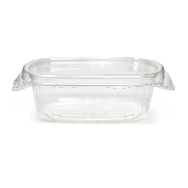 4 OZ RPET Clear HINGED LID Deli Container (400 Per Case)