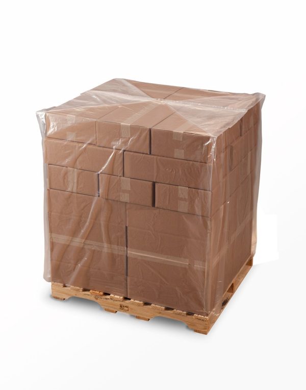 48 X 42 X 48" 2 Mil Clear Pallet Covers (100/Roll) - Laddawn 10490