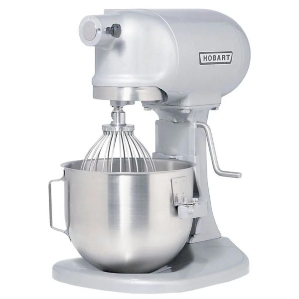 Hobart N50-60 5 Quart Commercial Countertop Planetary Stand Mixer, Heavy Duty, 3 Speeds, Gray