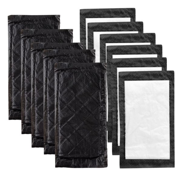 TD40, 4x7-Inch Dri-Loc 40 Grams Tattoo Soaker Pads, Absorbent Meat, Produce, Fish and Poultry Foam Tray Pads (1000, Black)