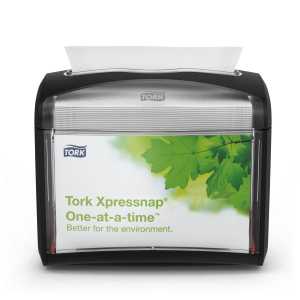 Tork Napkins Napkin Dispenser Xpressnap Tabletop Black Napkin holder for everyday use