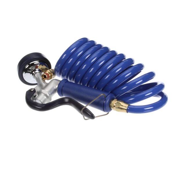 T&S Brass PG-35AV-CH Pet Grooming Aluminum Angled Spray Valve with 9 Foot Coiled Hose