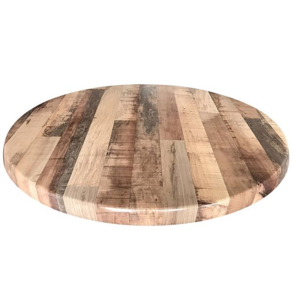 TableTop King OD36RRustic EnduroTop 36" Round Rustic Indoor/Outdoor Table Top